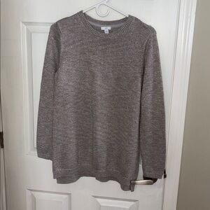 J.Jill metallic tunic sweater S